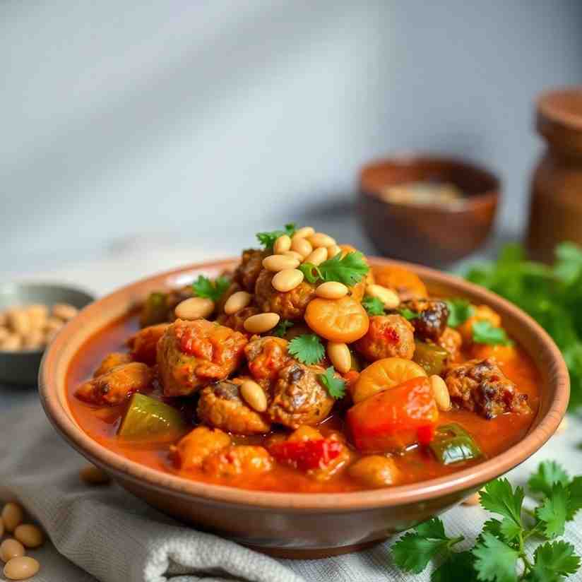 Classic West African Peanut Stew - Easy African Food Recipe